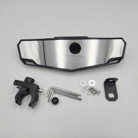UTV 1.75-2 inch universal rearview mirror, all-terrain vehicle Polaris RZR center mirror (1/5)
