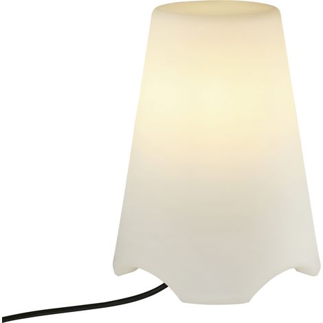 Lámpara de pie NIZA E14 11 W IP44 Blanco (1/4)