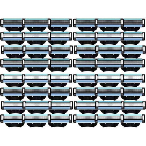48 Recharges Lames Rasoir Compatibles Mach 3 Manuelles (1/4)