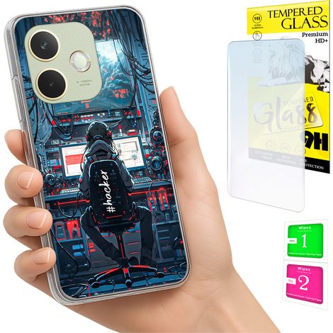 Funda para Oppo A5 Pro Photo Cover Case Back Case + Cristal 9H (1/5)