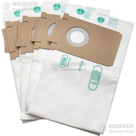 4pz SACCHETTI IN MICROFIBRA ASPIRAPOLVERE BIDONE HOOVER DINAMIS - originali