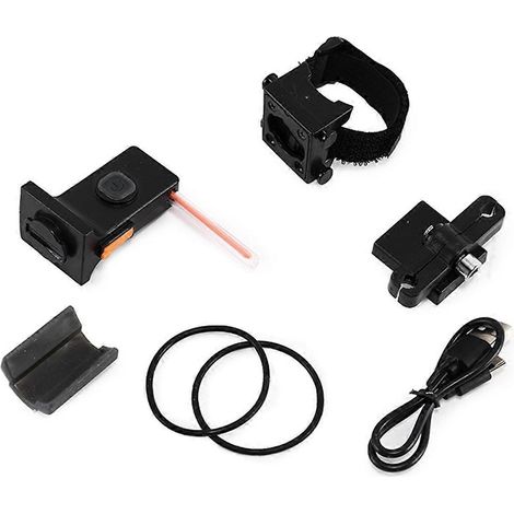 USB-wiederaufladbares LED-Fahrradrücklicht-Set, rot, wasserdichtes Rücklicht (1/5)