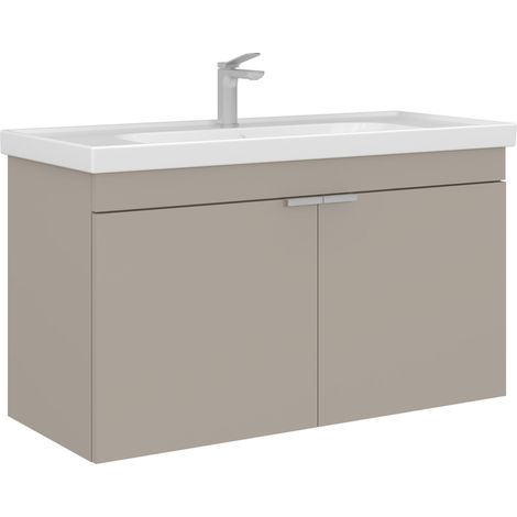 Waschtischunterschrank "Desna 100" – 100 x 45 x 58 cm – Sand (1/3)