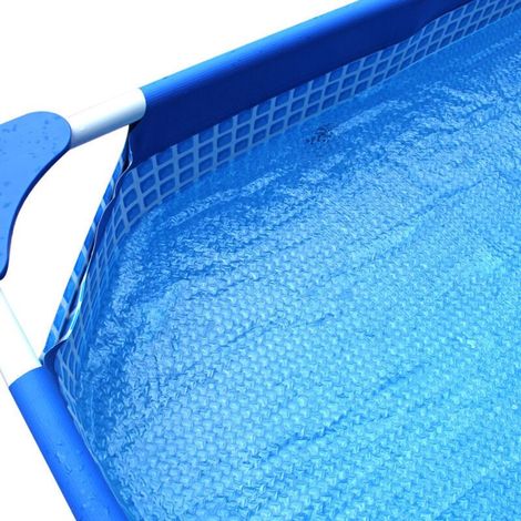 Bâche à bulles rectangulaire 220 cm x 150 cm pour piscine Bâche de piscine - Bleu (1/4)