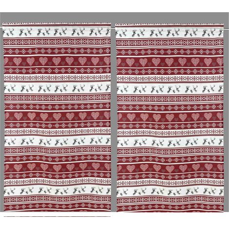 TENDINA vetro MODERNA larga 45 o 60 o 80 CERVINO ROSSO Made in Italy 1 Telo cm. 60x240