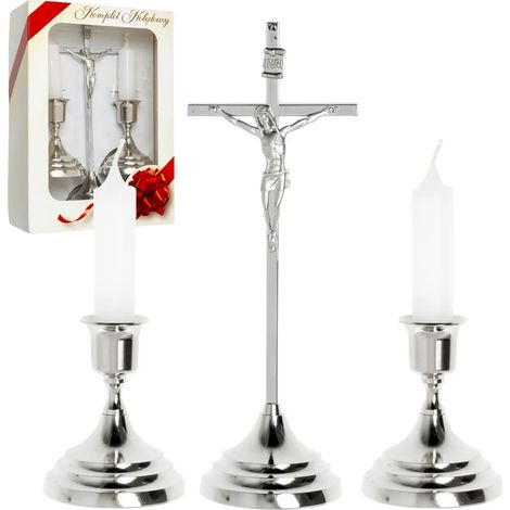 Juego de villancicos tradicionales de plata de 22 cm (1/3)