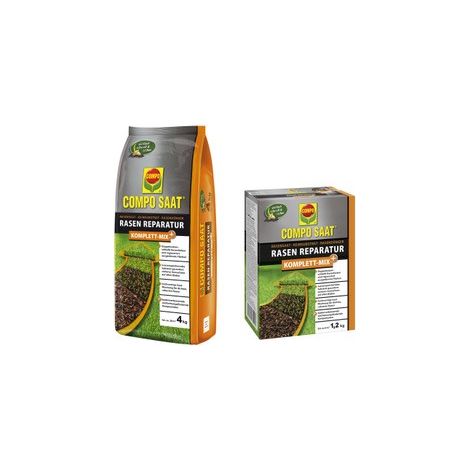 COMPO SAAT Rasen-Reparatur Komplett Mix+ 1,2kg für 6m² (1/3)