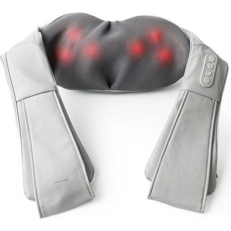 Masajeador corporal - InnovaGoods - Shiatsu Pro Massatsu - Recargable - Calor infrarrojo - 3 velocidades (1/5)