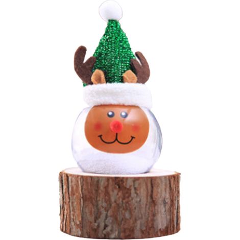 Boule De Décoration De Noël - Bonhomme De Neige - Pour Arbre De Noël - 8 Cm - Lot De 6 (1/5)