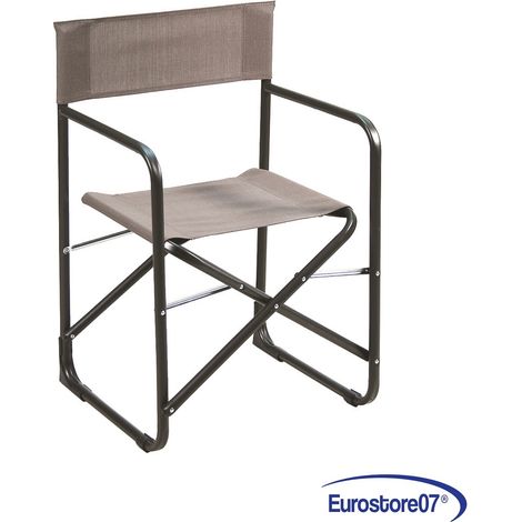 SEDIA REGISTA IN ACCIAIO DA MARE SPIAGGIA GIARDINO TORTORE FER 319478 (1/3)