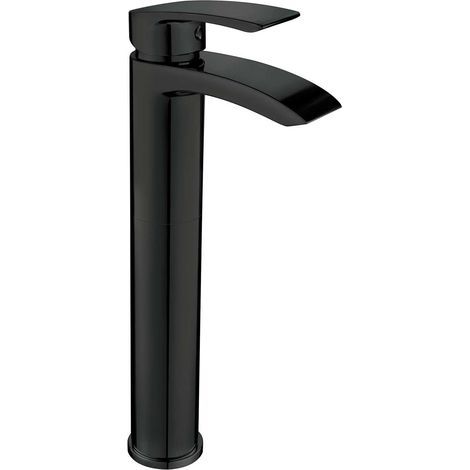 Orbit Reno Tall Basin Mixer Tap - Matt Black (1/2)