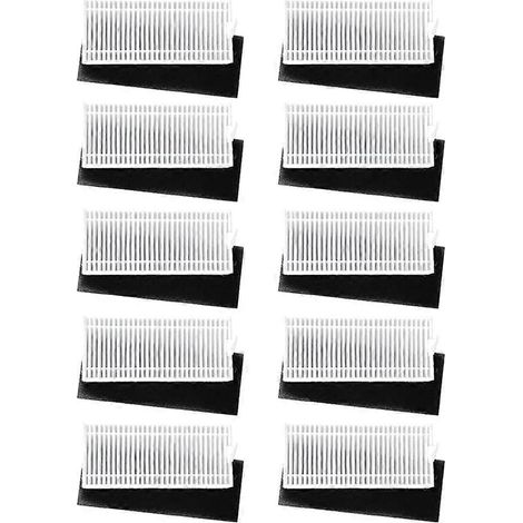 Lot de 10 filtres HEPA de rechange pour aspirateurs robots Tikom G8000/G8000 Pro, Honiture G20 et Laresar Evol 3.
