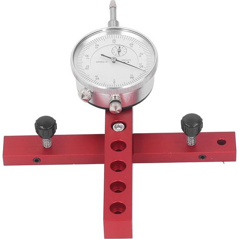 Système d'alignement d'outils d'atelier pour scie circulaire, comparateur à cadran, étalonnage et alignement de machines (1/5)