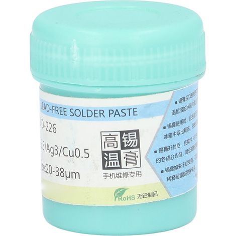 Pâte à braser sans nettoyage Flux haute température SFD‑226 pour réparation de téléphones portables 10g (1/5)