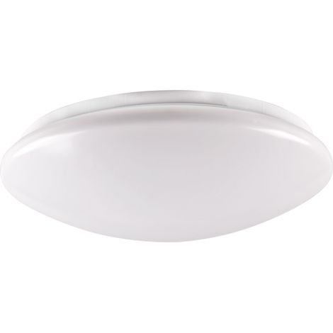 Plafonnier rond Bonifacy blanc 33 cm 2xE27 20W Polux (1/5)