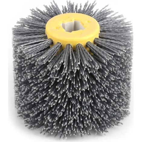 Roue de tréfilage pour polissage et brossage – grain 120, diamètre 150 mm, épaisseur 25 mm, lot de 5 unités (1/5)