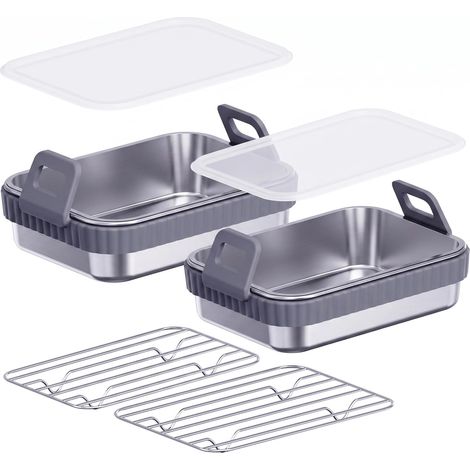 poêles à friteuse air pour four, couvercle grille, gris, compatible (1/5)