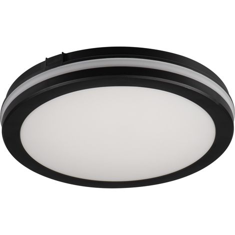 Plafoniera LED Kanlux BENO ECO nera 12W CCT IP65 20cm (1/5)