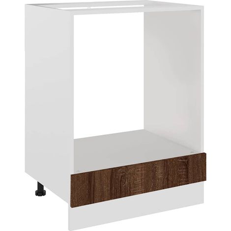 Maison Exclusive - Mueble para horno "Riga" roble marrón 60x46x81