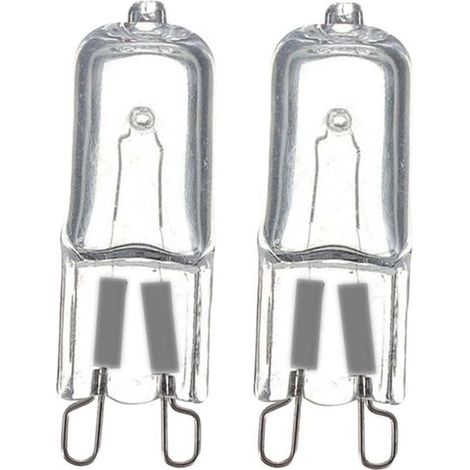 Ampoule G9, lampe halogène G9 à intensité variable, blanc chaud 2800K (33W 460 Lumen, 10 PCS) [Classe énergétique F] (1/4)