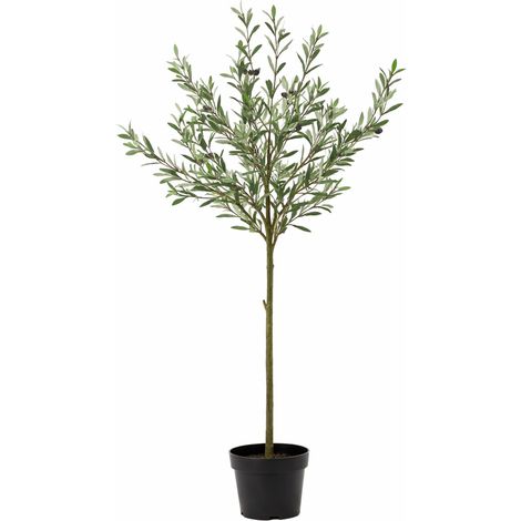 Olivier Artificiel 150 cm Arbre Décoratif Méditerranéen pour Salon et Bureau Vert - PANGIVO (1/5)