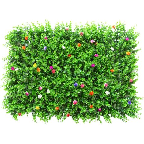 Grillage de haies artificielles en herbe synthétique pour décoration de jardin, cour et arrière-cour