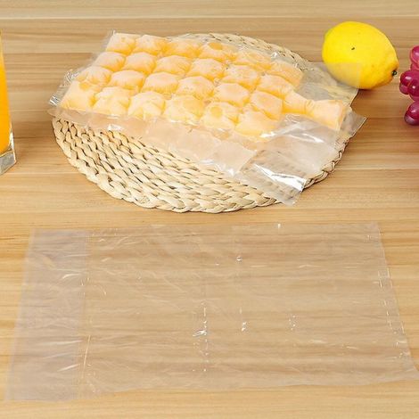 Sacs auto-scellants jetables transparents pour fabrication de glace à congélation plus rapide, gadgets de cuisine (2 ensembles (20 pièces)) (1/5)