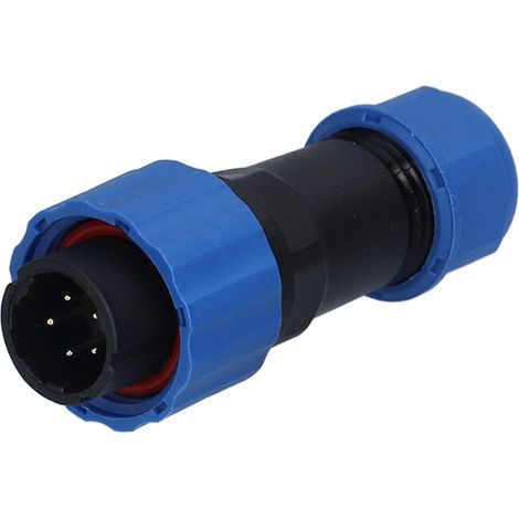 Connecteur aviation étanche SP16 à brides IP68 mâle femelle 5 broches 250V 5A soudure filetage M16x1.5 pour équipements communication (1/5)