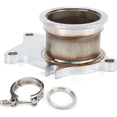 Voiture 5 boulons à V bande Turbo bride adaptateur ensemble remplacement d'entretien pour T3 T3/T4 T3/T04E GT35. (1/5)