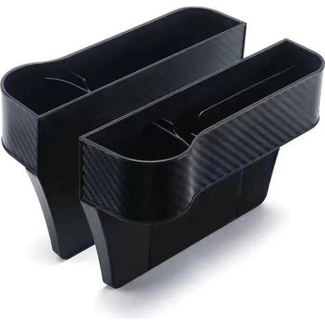 (Une paire de noirs) Organisateur de siège auto, boîte de rangement pour fente, porte-cartes/téléphone, accessoires auto (1/5)