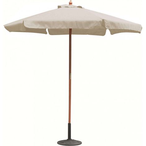 Ombrellone giardino legno alluminio Ø3 bianco mod. Fantasy (1/3)