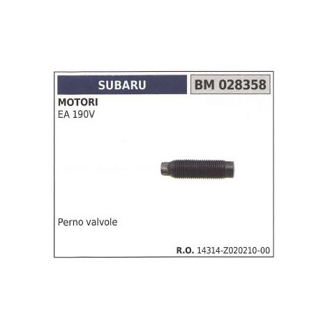 Perno valvola SUBARU motore a 4 tempi EA 190V 028358