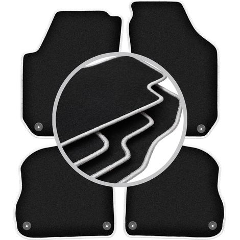 Tappetini auto CARLUX-SILVER per: Skoda Fabia II hatchback, station wagon (2007-2014)