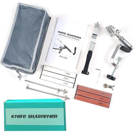 Professional Sharpening System with 6 Sharpening Stones (1/5)