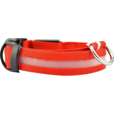 Collare LED per cani, rosso (1/5)