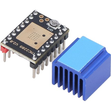 TMC2209 Geräuschloser UART-Schrittmotortreiber mit Kühlkörper für 3D-Drucker (1/5)