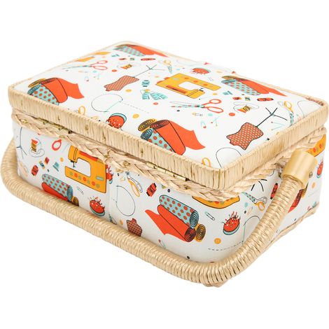 Boîte à Couture de Voyage Compacte et Légère pour Accessoires - Orange (1/5)