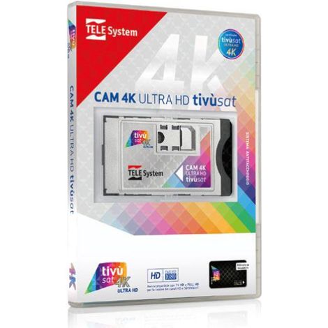 TELE System CAM tivùsat 4K Ultra HD Módulo de acceso condicional (CAM)