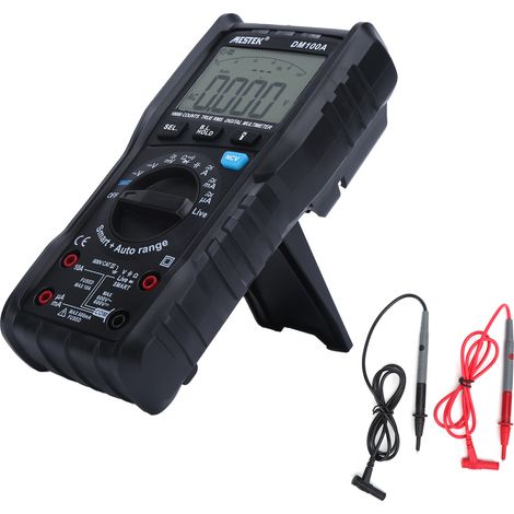 Multimètre numérique DM100A portable 10A/600V pour mesure tension courant haute précision (1/5)