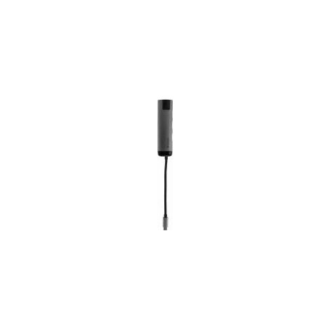Verbatim Adapter Hub USB-C - USB-C/2xUSB-A 3.0/HDMI/Ethernet Aluminium/Aluminium 49141 (1/5)