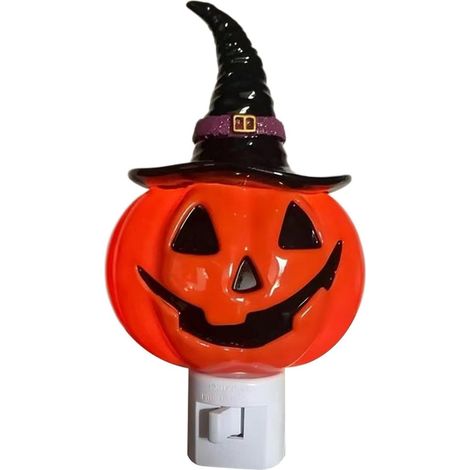 Veilleuses d'Halloween Enfichables Lanterne Décorative À Brancher Avec