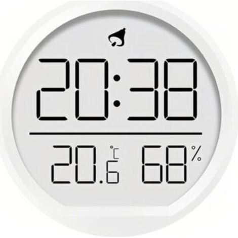 Réveil numérique LCD température et humidité, design magnétique, 3 types de placement, calendrier 12/24 heures pour la maison, la cuisine, le bureau, les étudiants (1/5)