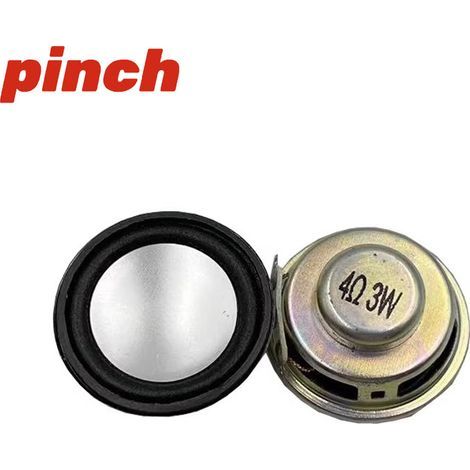 Hochwertiger 3-W-4-Ω-40-mm-Lautsprecher, Mini-Verstärker, Kompakthorn, weißer Sockel, spezielle Gummikante, 3 W 4 Ω 40 mm (1/5)