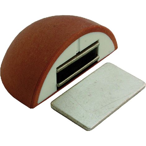 BLOCCAPORTA MAGNETICO mm 52 x 32 - finitura alluminio