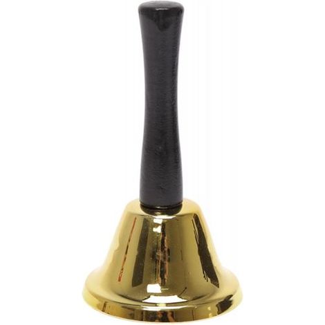 Clochette classique Or 6.5 x 12 cm