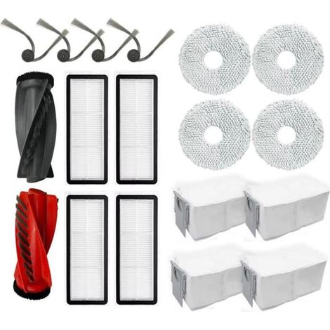 Pour Roborock Qrevo Curv / P20 Pro Pièces D'Aspirateur Rouleau Principal Brosse Latérale Filtre Hepa Chiffon de Vadrouille Sac à (1/5)
