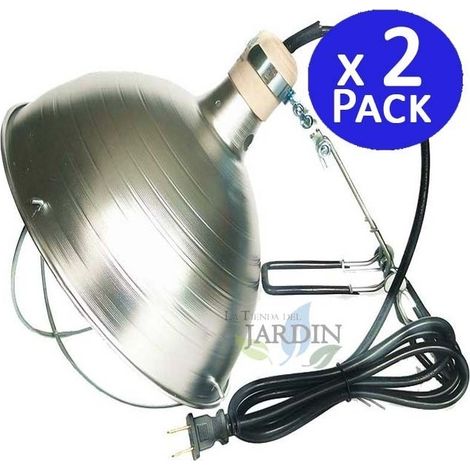 2 x Lampe holder infrarouge avec protecteur, 20x28 cm
