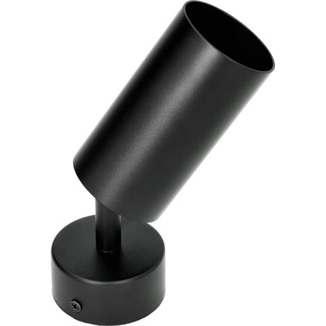Jandei - Aplique de techo giratorio para bombilla GU10 color negro