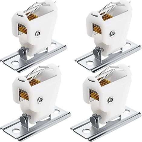 4-Piece Metal Curtain Locks, Wall-Mounted for Heavy-Duty Locks (1/5)