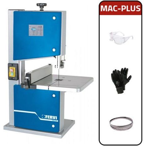 Fervi 0302/200 Sega a nastro per legno 230 V con tavola orientabile (1/2)